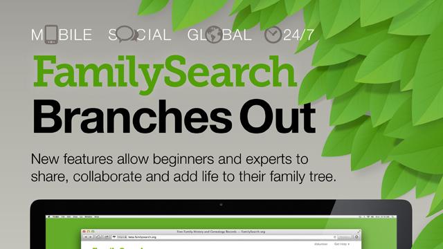 mormon lds family search branch out Infographic