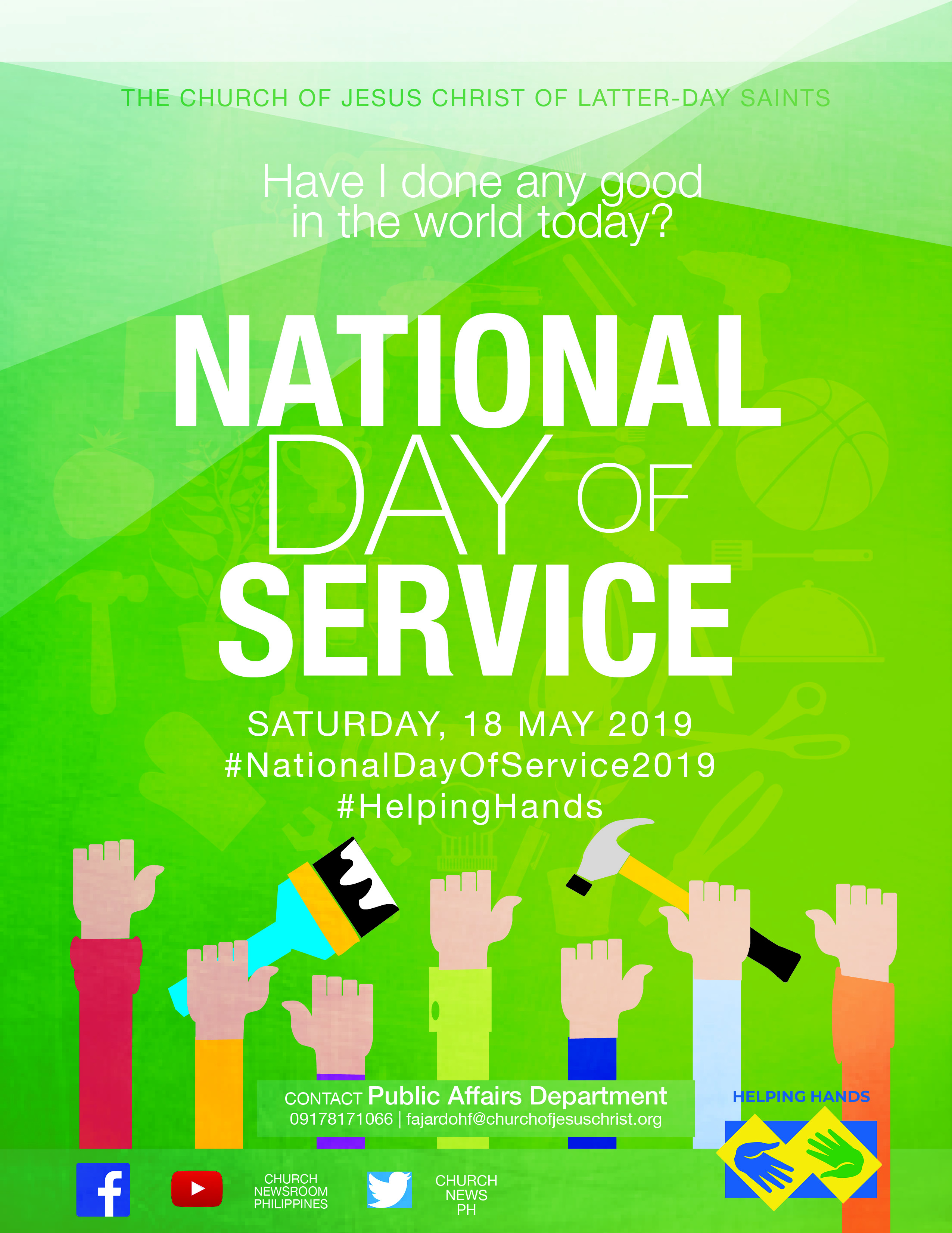 Thousands of HH Volunteers to Participate in the 2019 National Day of